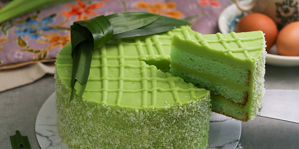 Delightful Pandan Kaya Cake